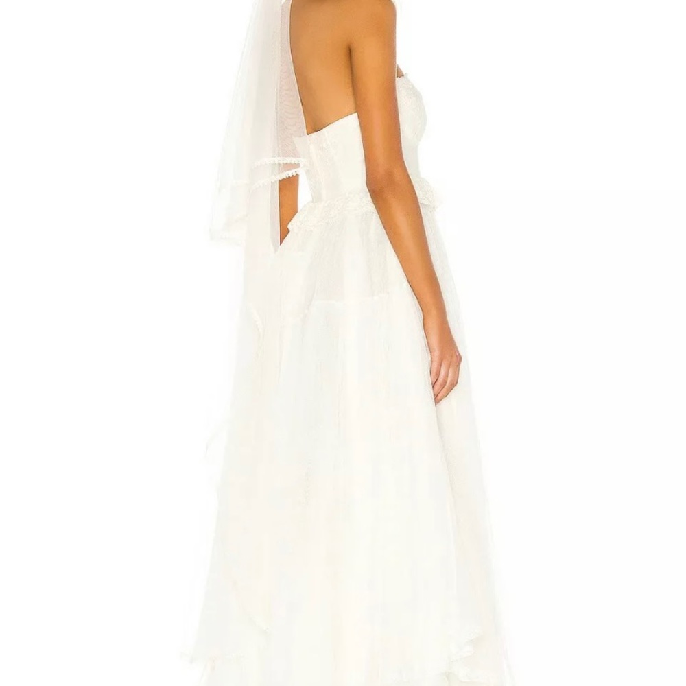 Spell & the Gypsy Free People Zoe White Tulle Wedding Bridal Ball Gown XL BNWT - Picture 15 of 15
